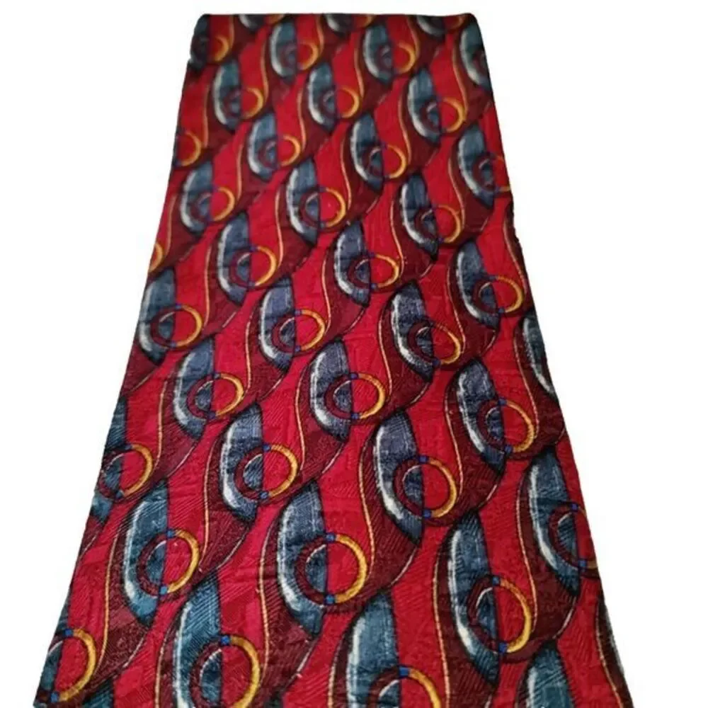 Ermenegildo Zegna Tie Silk Repp Red/Blue Italy Hand Made Classic Suit‎ Necktie